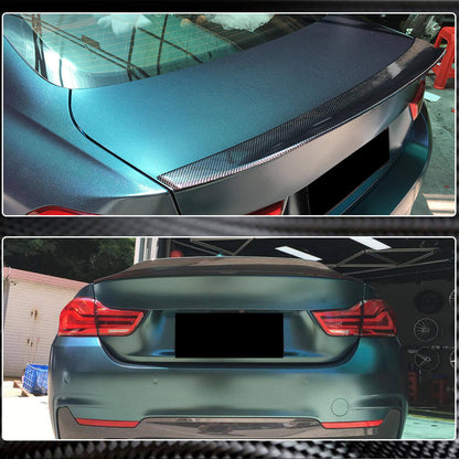 Rear Trunk Spoiler Carbon Fiber V5 (Coupe) for BMW 4 series F-32 2012-2020 - image 4