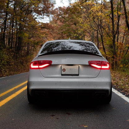 Spoiler (for S4 2013-2016, Carbon) for Audi A4 B8 2007-2015 - image 4