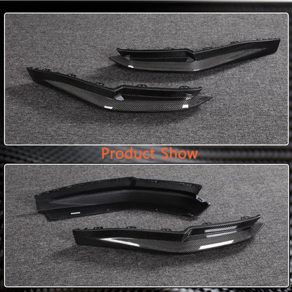 Rear Bumper Splitters Replacement Style Carbon Fiber V3 (for G80) for BMW 3 series G20/21 2018- - image 4