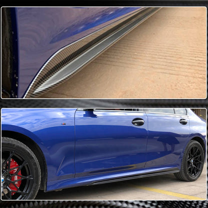 Side Skirt Extensions V4 (for G20 M-Sport, Carbon) for BMW 3 Series G20/G21 2018- - image 11