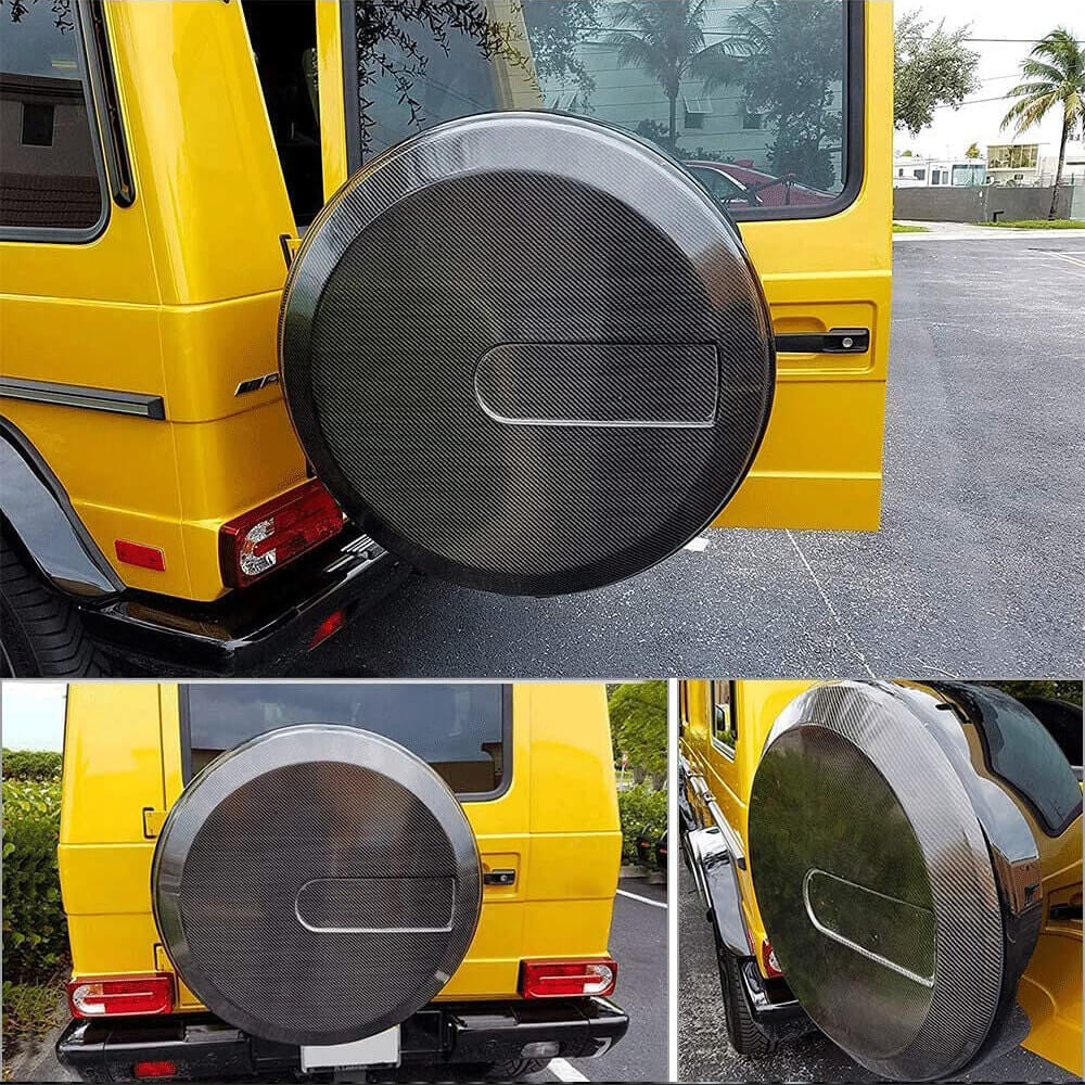 Spare Wheel Cover (2004-2018, Dry Carbon) for Mercedes G сlass W463 1990-2018 - image 4