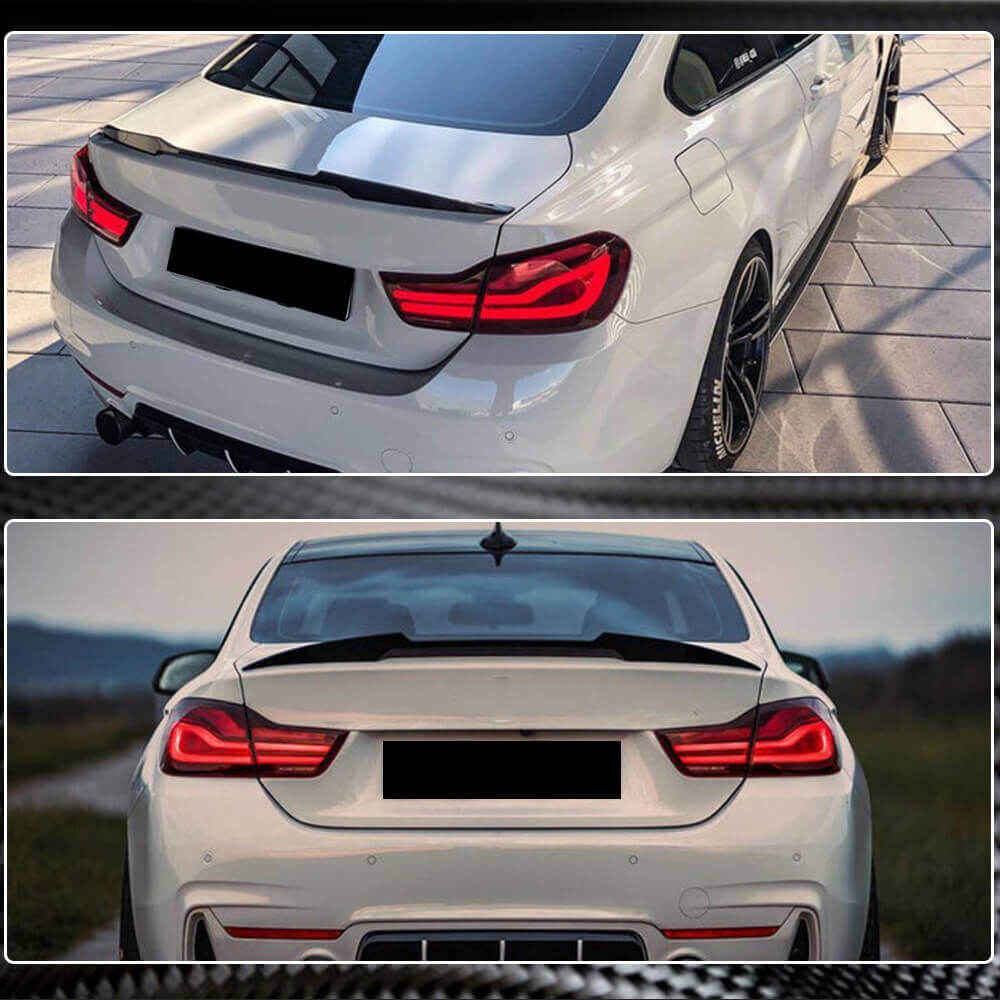 Rear Trunk Spoiler Carbon Fiber V2 (Coupe) for BMW 4 series F-32 2012-2020 - image 4