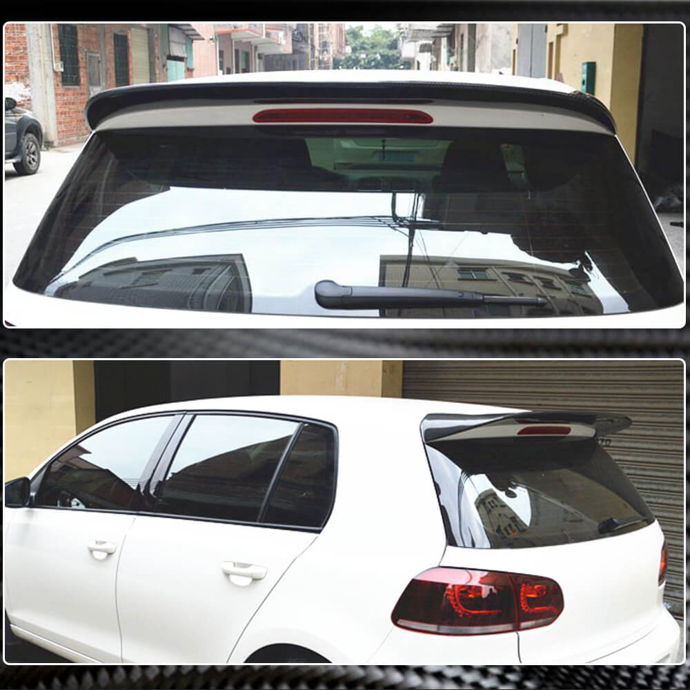 Spoiler V1 (for Base HB 2010-2013, Carbon) for Volkswagen Golf 6 - image 4