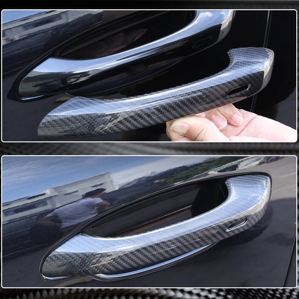 Carbon Door Handle Covers for Porsche Cayenne 2018- - image 4