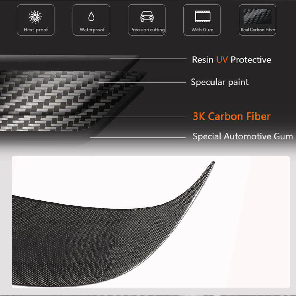 Spoiler V1 (Carbon) for Toyota Camry 2017–2023 - image 4