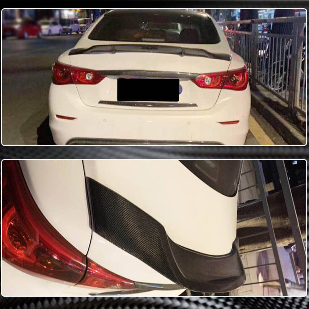 Spoiler V2 (for Q50, Carbon) for Infiniti Q50/Q60 2013-2024 - image 4