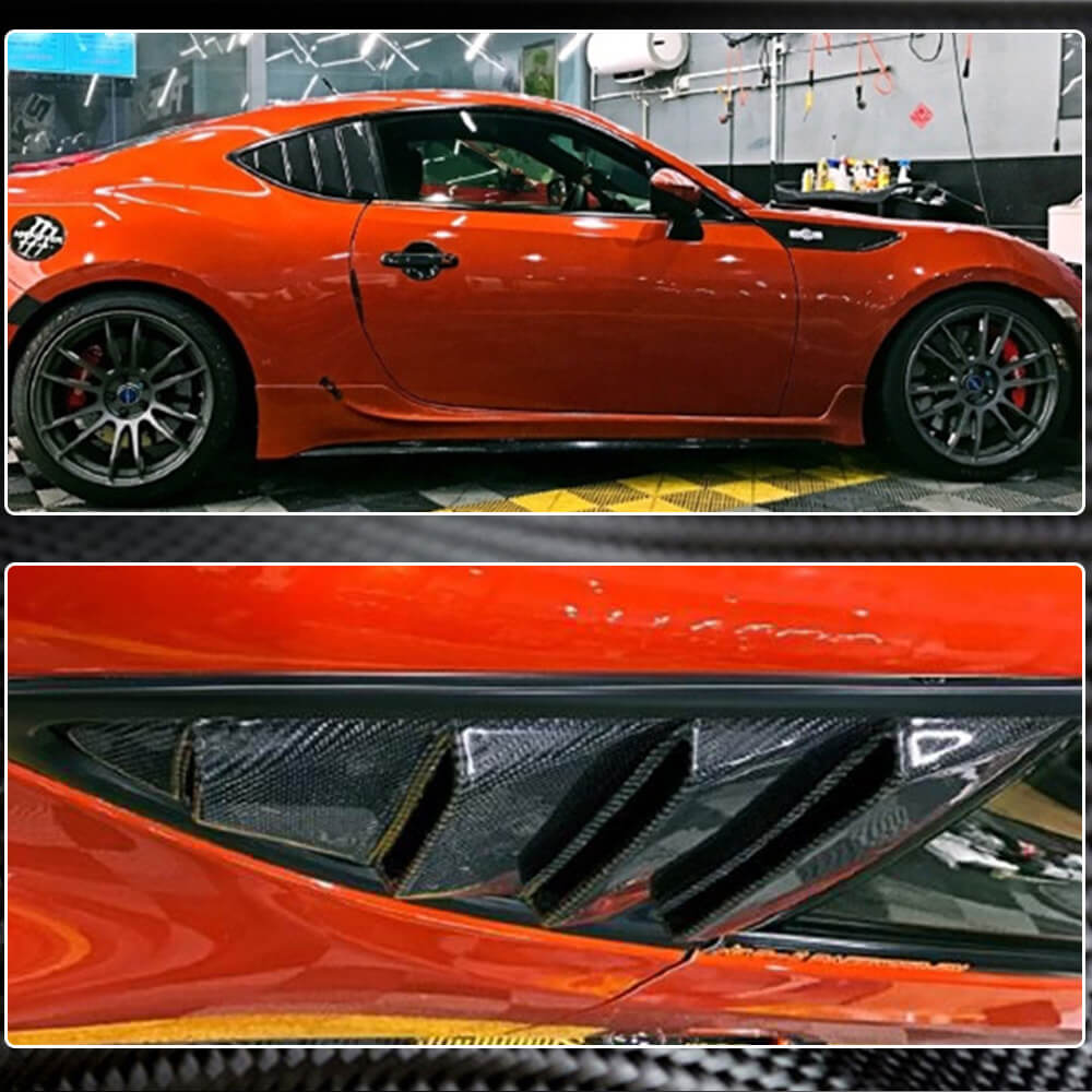 Carbon Rear Window Covers for Subaru BRZ 2012-2021 - image 4