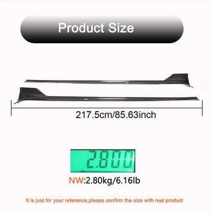 Side Skirts Carbon Fiber (2021-2023) for Tesla Model S - image 4