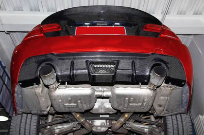 Rear Bumper Diffuser Carbon Fiber V2 (for E92/E93 M Sport) for BMW 3 series E-90/91/92/93 2005-2011 - image 4