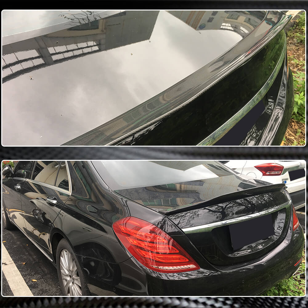 Spoiler V5 (Carbon) for Mercedes S-class W222 - image 4