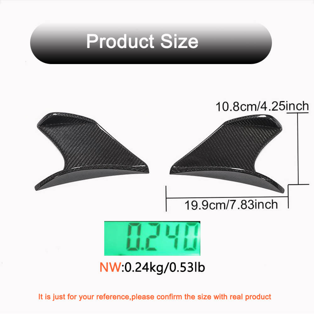 Covers on the rear bumper (2021-2023, Carbon) for Subaru BRZ 2021- - image 4