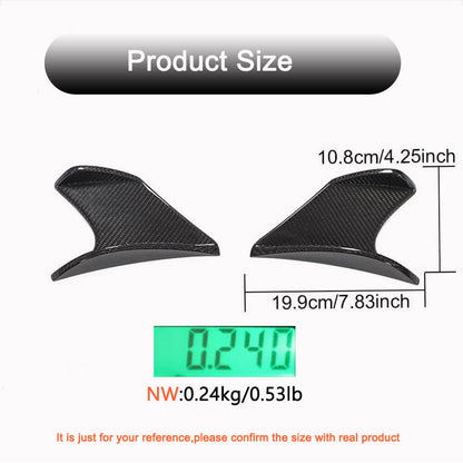 Covers on the rear bumper (2021-2023, Carbon) for Subaru BRZ 2021- - image 4