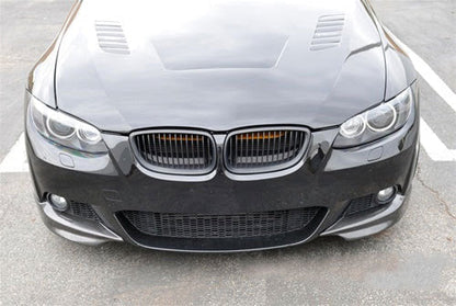 Front Bumper Flap Extensions (for E92/E93 M-Sport 2006-2009, Carbon) for BMW 3 Series E-90/91/92/93 2005-2011 - image 4