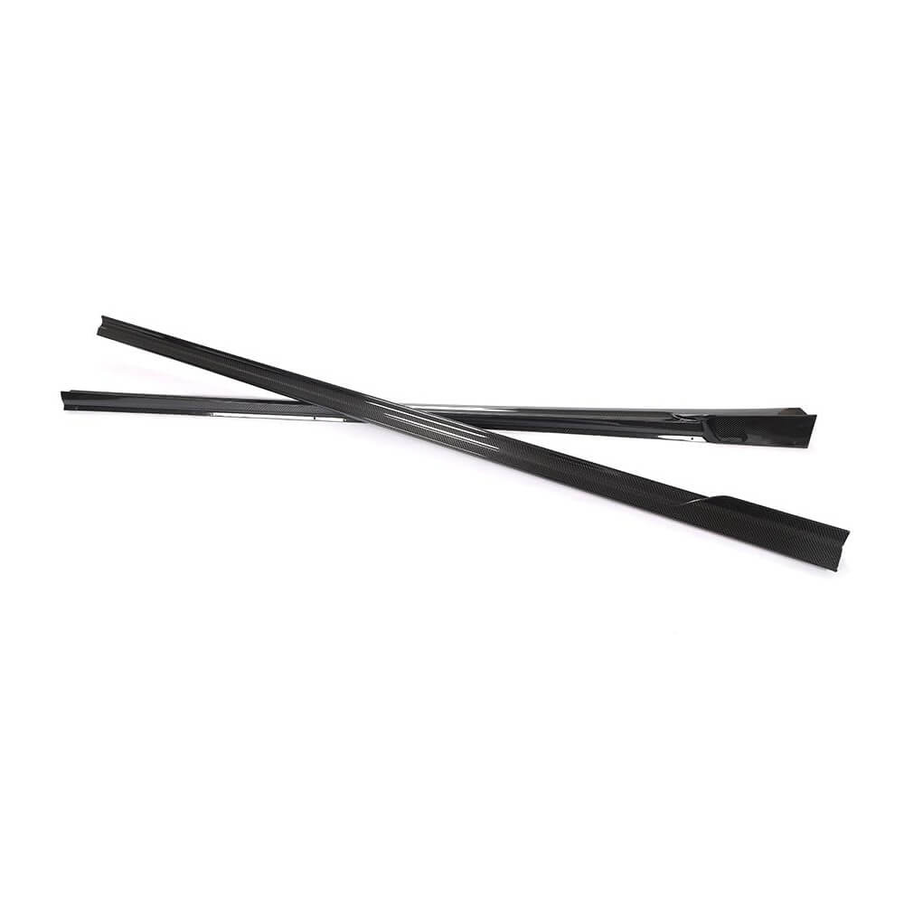 Side Skirts V2 (for Base/S/S Q4/Diesel/250 Diesel, Carbon) for Maserati Ghibli 2013-2023 - image 4
