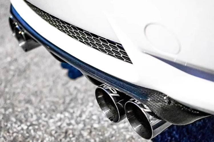Rear Bumper Diffuser H2-Style for E92/E93 M3, Carbon for BMW 3 Series E-90/91/92/93 2005-2011 - image 4