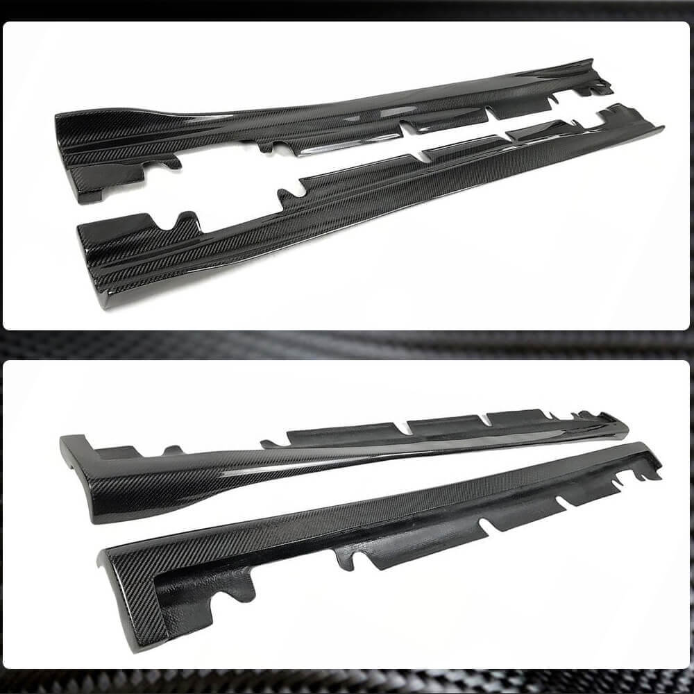 Side Skirts V4 (Carbon) for Mercedes A-сlass W176 2012-2018 - image 4