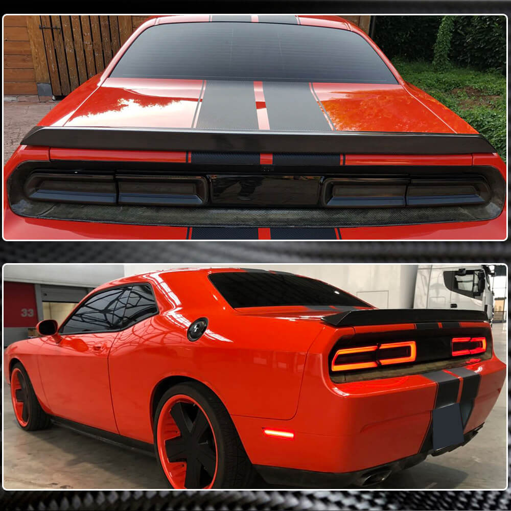 Spoiler (2008-2014, Carbon) for Dodge Challenger 2008-2023 - image 4