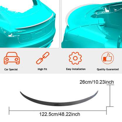 Rear Trunk Spoiler Dry Carbon Fiber V2 (2023-2025) for Tesla Model 3 - image 4