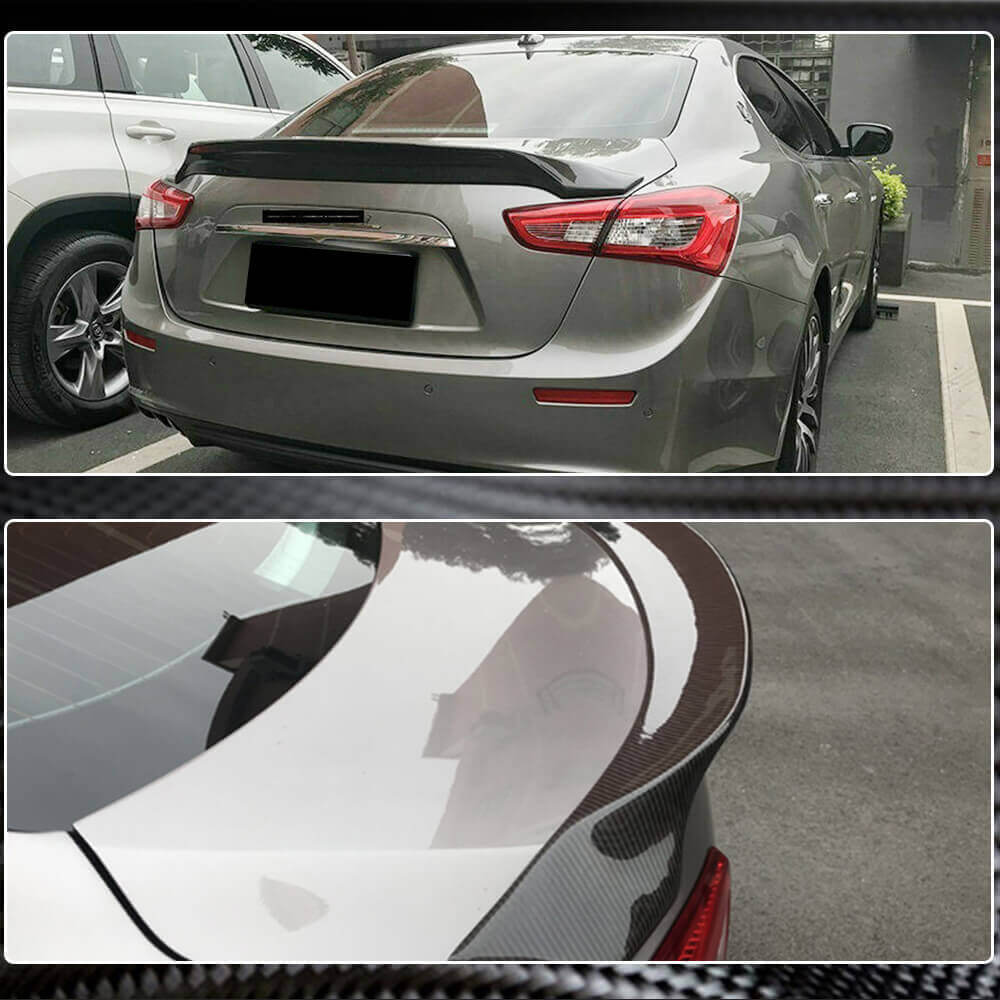 Spoiler V4 (Carbon) for Maserati Ghibli 2013-2023 - image 4