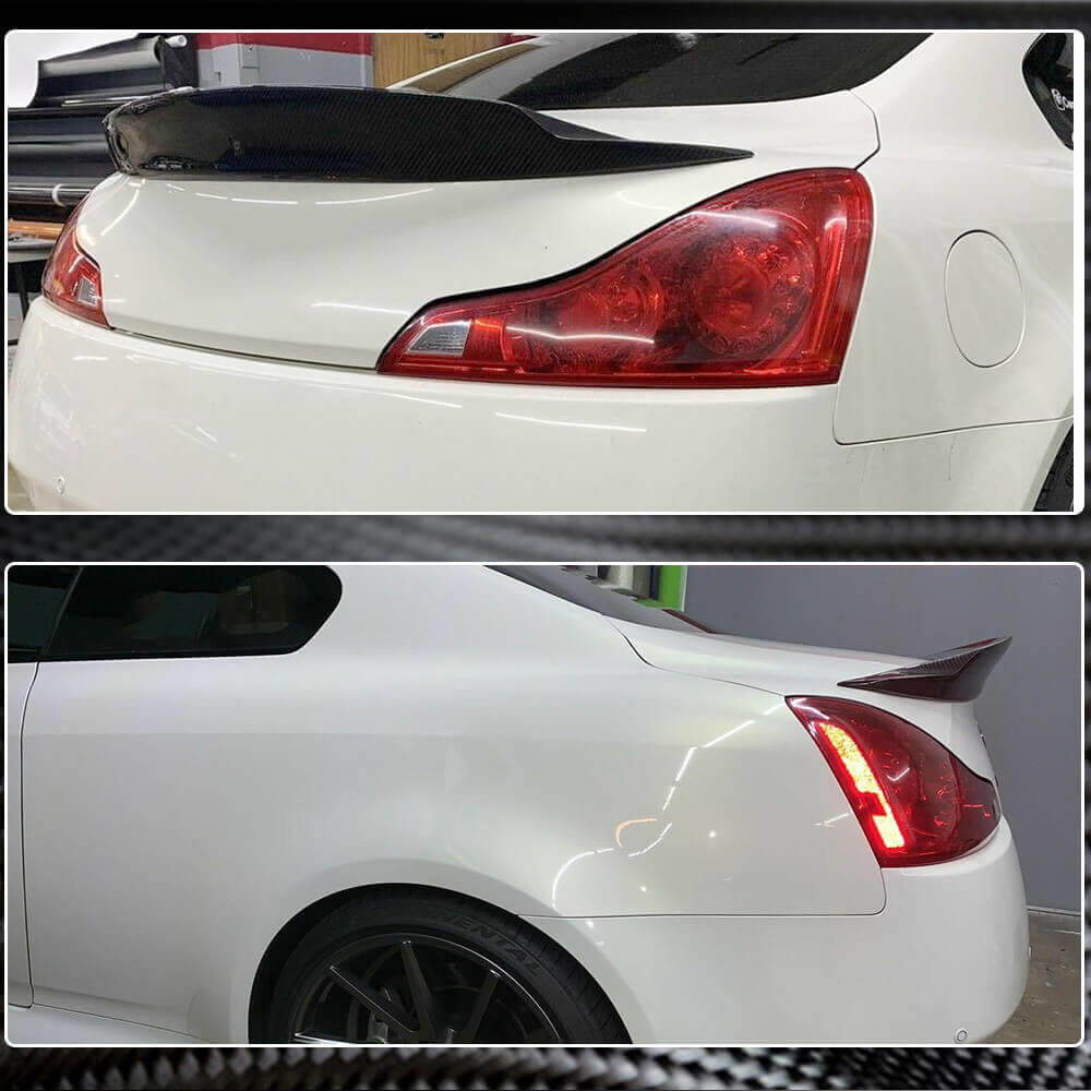 Rear Spoiler (for Q60 2013-2015, Carbon) for Infiniti Q50/Q60 2013-2024 - image 4