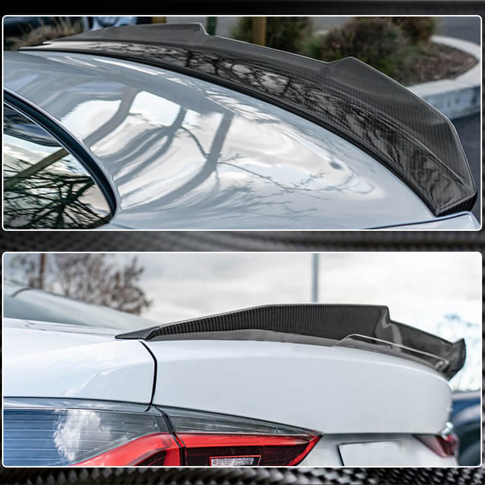 Rear Trunk Spoiler Carbon Fiber V1 (Coupe) for BMW 4 series G22/23/26 2020- - image 4