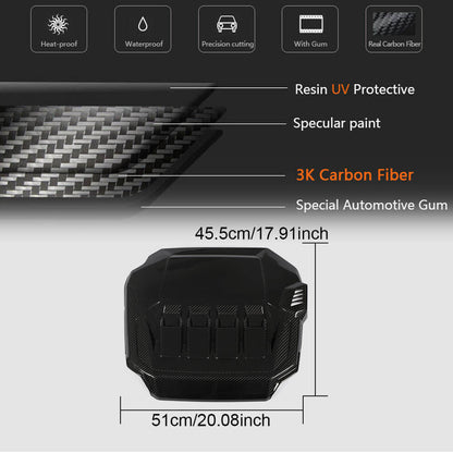Engine cover (for GTI, Carbon) for Volkswagen Golf 8 - image 4