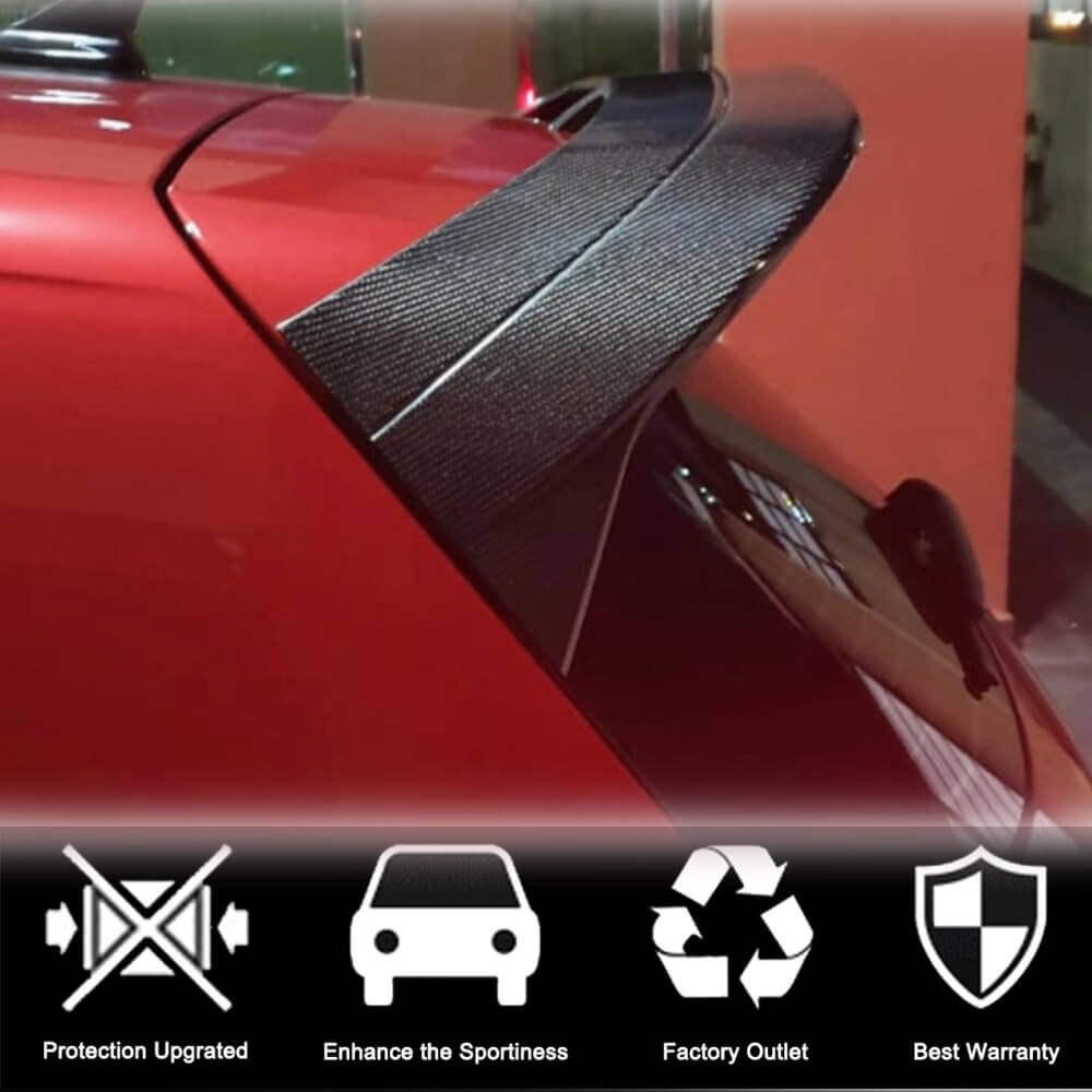 Spoiler V1 (for GTI/R EU 2019-2024, Carbon) for Volkswagen Golf 8 - image 4