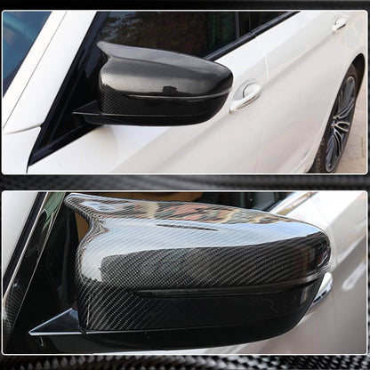 Mirror Covers LHD Pair Dry Carbon Fiber (for f90 2018-2020) for BMW 5 Series G30/31 2017-2023 - image 4