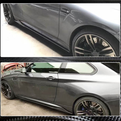 Side Skirts Carbon Fiber V6 (for M-Competition) for BMW 2 Series F22/23 2014-2021 - image 4