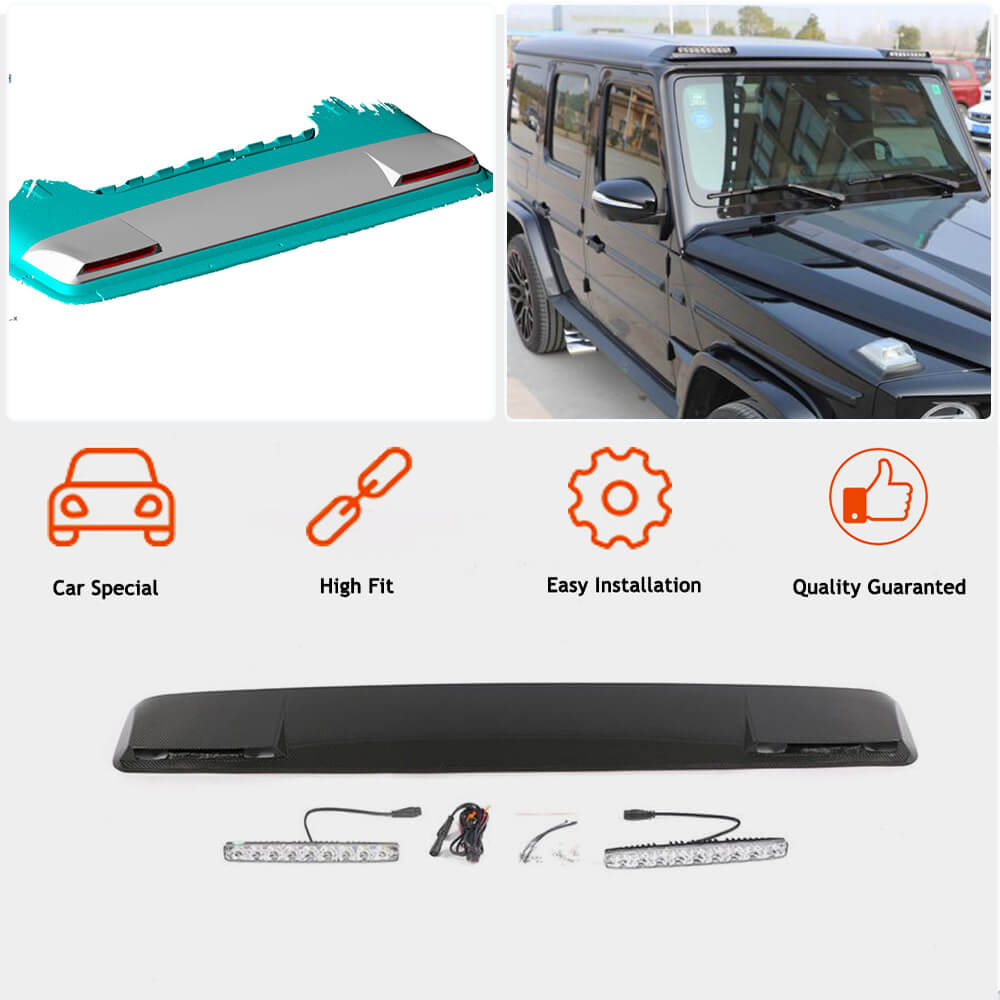 AMG-Design Rear Spoiler (for 2004-2018, Carbon) for Mercedes G сlass W463 1990-2018 - image 4