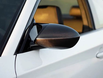 Mirror Covers V2 (for M3, Carbon) for BMW 3 Series E90/E91 2005-2011 - image 4
