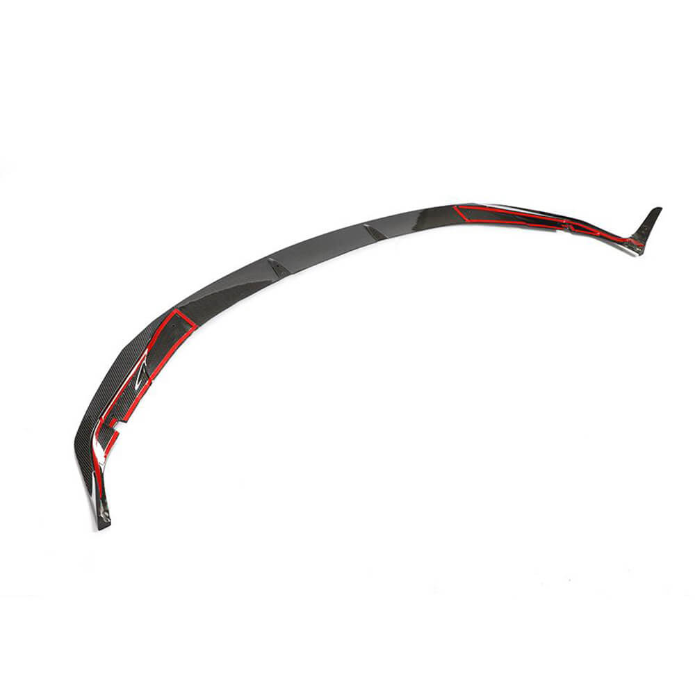 Front Bumper Lip Spoiler (for GS F 2015-2020, Carbon) for Lexus GS 2011-2020 - image 4