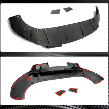 Front Lip Overlay (for Base 2018-2023, Carbon) for Porsche Cayenne 2018- - image 4