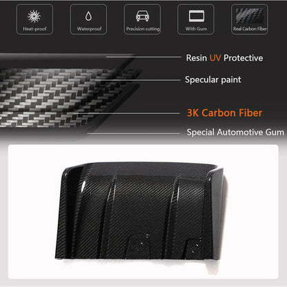 Rear bumper diffuser V1 (2021-2023, Carbon) for Subaru BRZ 2021- - image 4