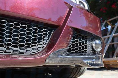 Front Bumper Flaps (for E90 2008-2011 M-Sport, Carbon) for BMW 3 Series E-90/91/92/93 2005-2011 - image 4