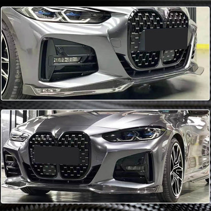 Front Bumper Lip Carbon Fiber V1 (M-Sport) for BMW 4 series G22/23/26 2020- - image 4