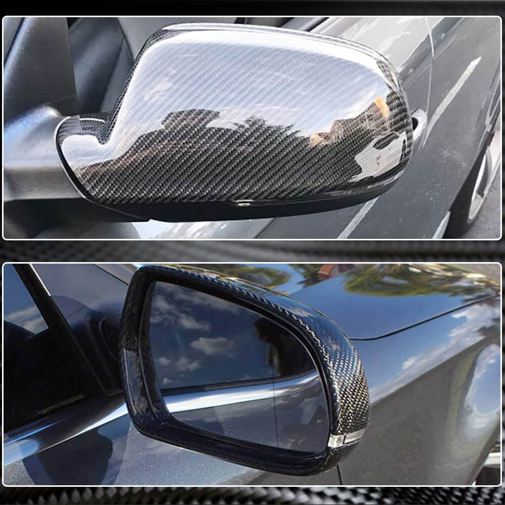 Mirror Covers (2011-2015, Carbon) for Audi A4 B8 2007-2015 - image 4