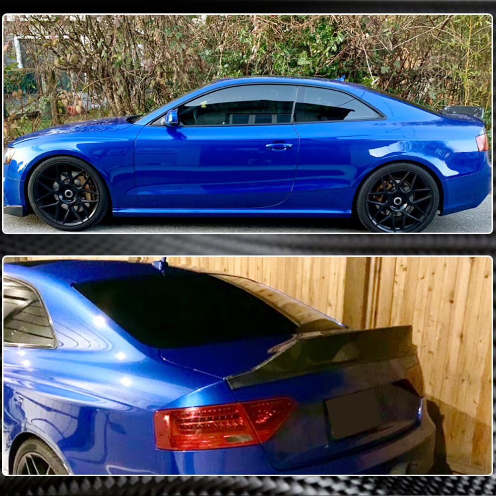 Spoiler V3 (for Coupe, Carbon) for Audi A5 2007-2015 - image 4