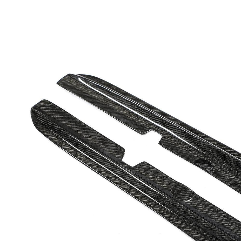 Side Skirts V4 (for C43/C63 AMG 2015-2019, Carbon) for Mercedes C-сlass W205 2014-2021 - image 4