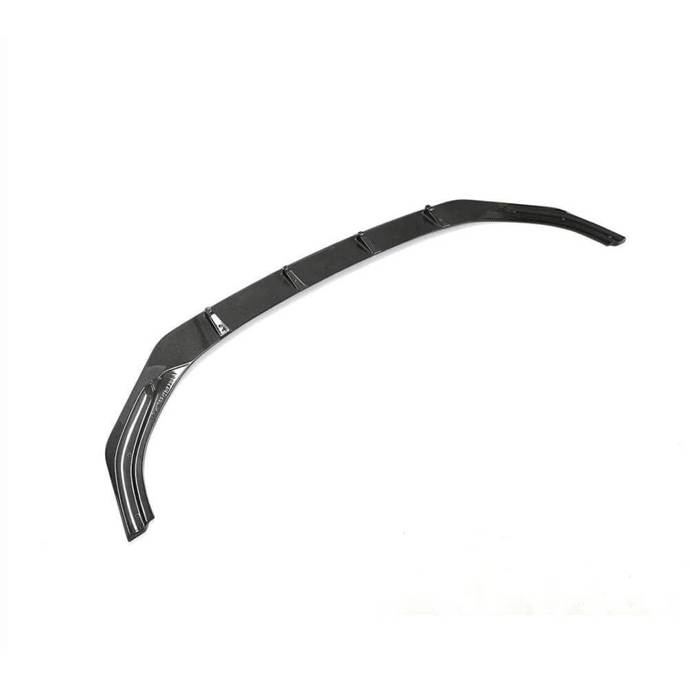 Front Bumper Lip Spoiler (for R HB 2019-2024, Carbon) for Volkswagen Golf 8 2019- - image 4