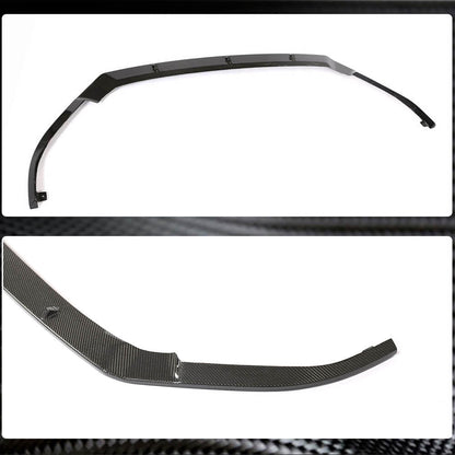Lip V1 front bumper cover (for R/R-Line 2017-2020, Carbon) for Volkswagen Golf 7/E-Golf - image 4