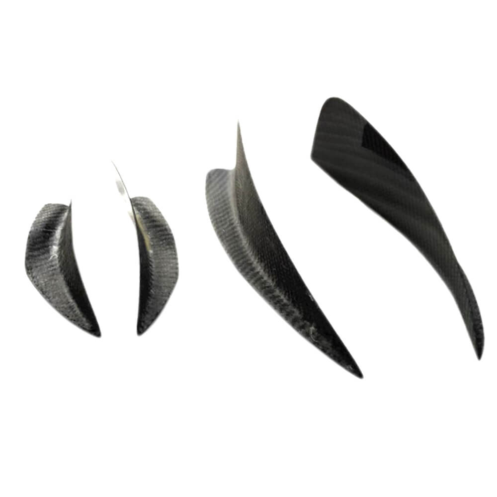 Front bumper trims (for S-Line SD 2012-2016, Carbon) for Audi A3 2012-2020 - image 4