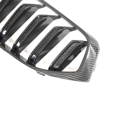 M-Look V1 Kidney Grilles (2020-2023, Carbon) for BMW 6 Series G32 2017- - image 4