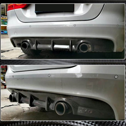 Rear bumper diffuser V2 (2015-2019, Carbon) for Jaguar XE 2015- - image 4