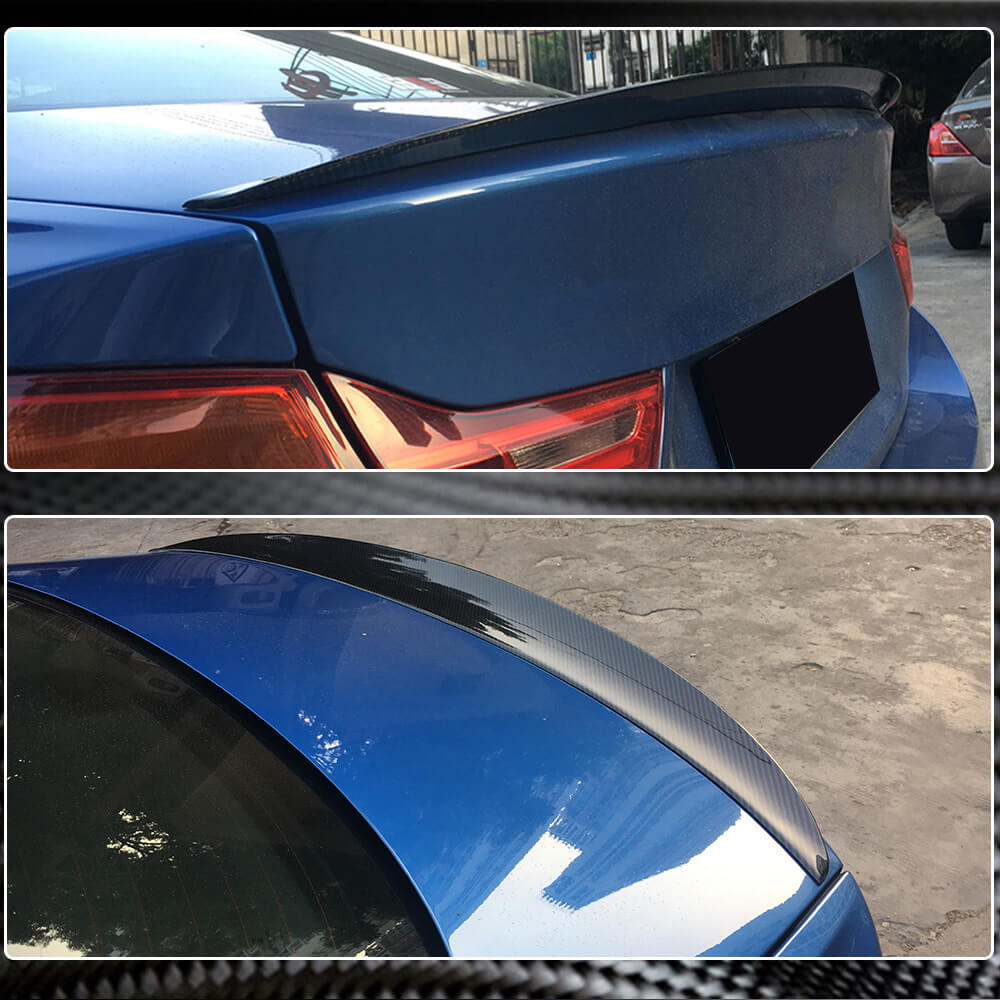 Rear Trunk Spoiler Carbon Fiber V8 (Coupe) for BMW 4 series F-32 2012-2020 - image 4