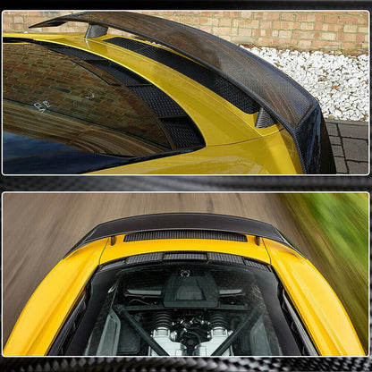 Rear Trunk Spoiler Carbon Fiber for Audi R8 2015- - image 4
