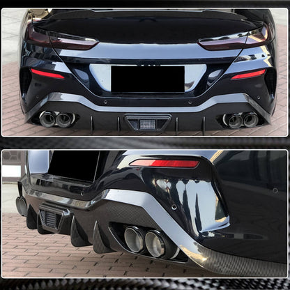 Rear Bumper Diffuser V1 for G16 M-Sport, Carbon for BMW 8 cерія G14/G15/G16 2018- - image 4