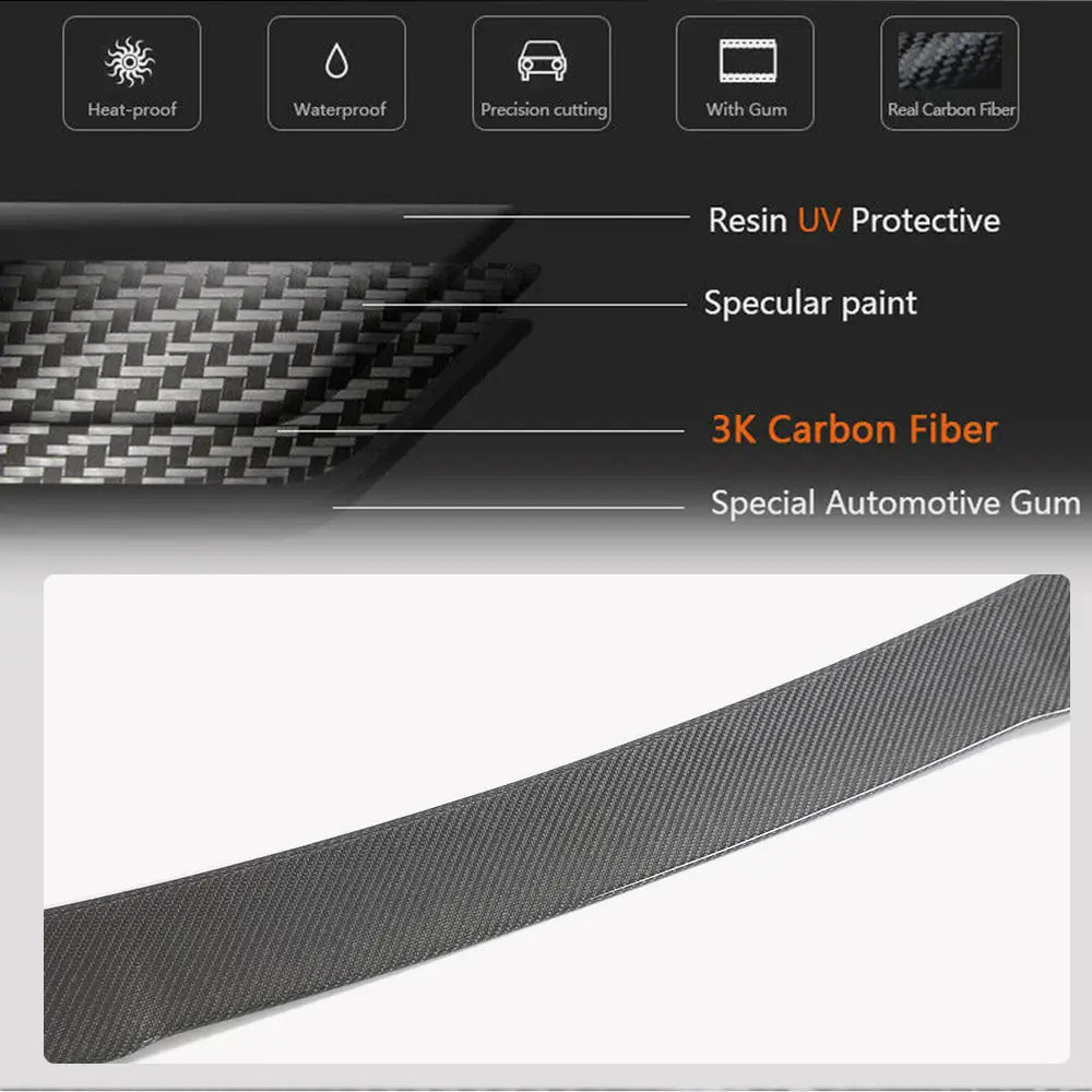 Rear Trunk Spoiler Carbon Fiber (2023+) for BMW X4 G02 2018- - image 4