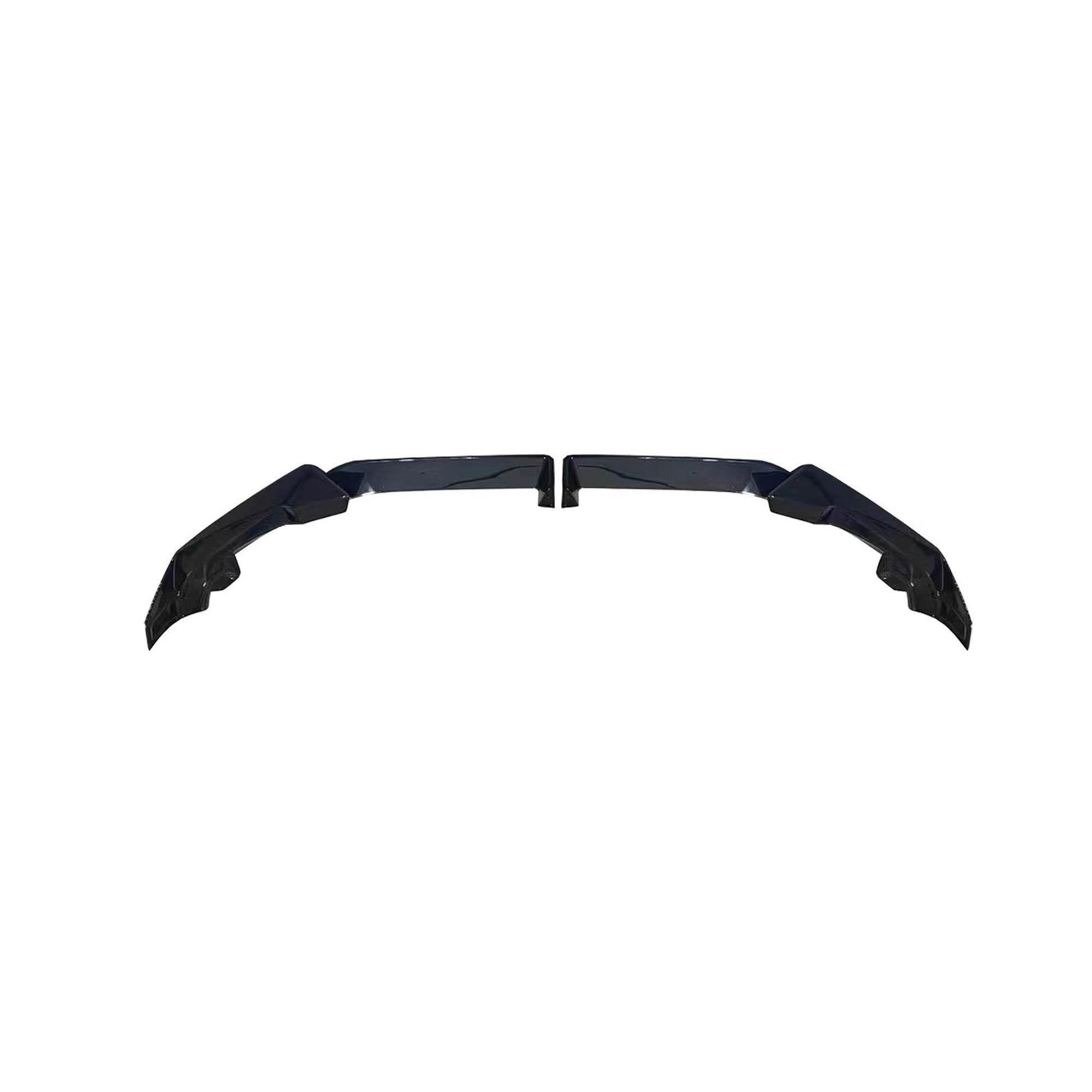 Front Bumper Lip ABS Glossy Black (2023+ M-Sport) for BMW X6 G06 2019- - image 4