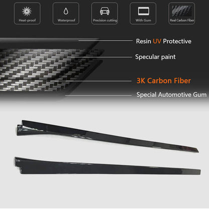 Side Skirts (Carbon) for Cadillac ATS 2012-2019 - image 4